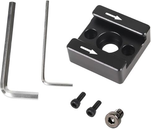 Camera Cage Cold Shoe Mount Adapter, 1/4 Inch Aluminum Alloy Bracket in Kuwait