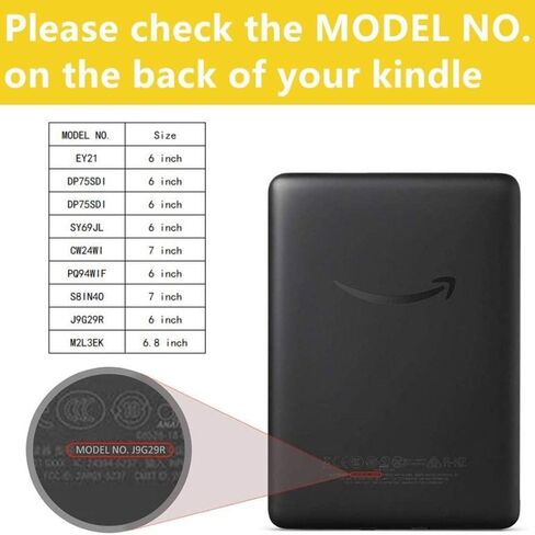 Foam e-Reader Sleeve Carrying Case for 6-6.8 Inch Devices, Slim Protective Pouch, Lightweight Storage Bag(6.8 inch) in Kuwait
