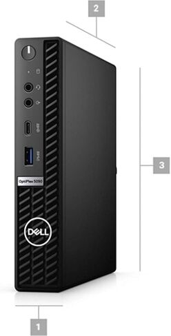 Dell Optiplex 5090 Micro Desktop | Core i5-10500T - 512GB SSD Hard Drive - 32GB RAM | 6 cores @ 3.8 GHz Win 11 Pro Silver (Renewed) in Kuwait