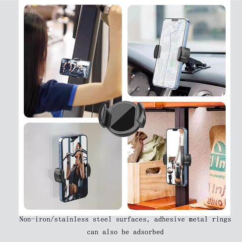 Rookii Magnetic Phone Holder Clip, that Turns Any Phone Into a Mag-Safe-Compatible Device,for Most Magnetic Car Gym Phone Mount in Kuwait