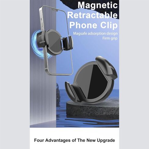 Rookii Magnetic Phone Holder Clip, that Turns Any Phone Into a Mag-Safe-Compatible Device,for Most Magnetic Car Gym Phone Mount in Kuwait