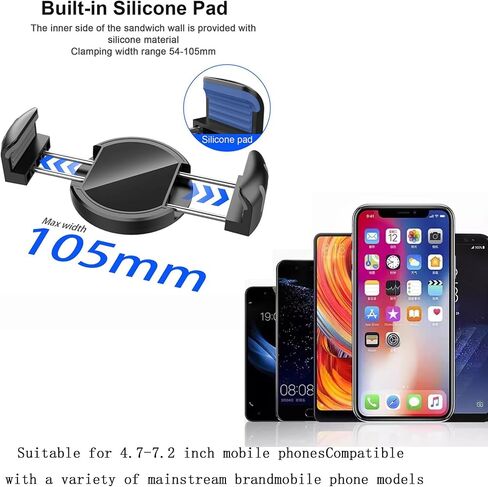 Rookii Magnetic Phone Holder Clip, that Turns Any Phone Into a Mag-Safe-Compatible Device,for Most Magnetic Car Gym Phone Mount in Kuwait