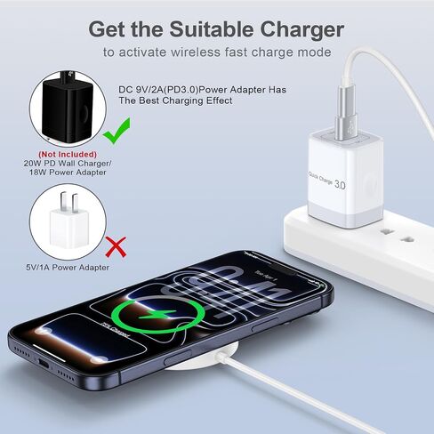 S26 Ultra 15W Magsafe Wireless Charger Pad Fast Charging Station Magnetic in Kuwait