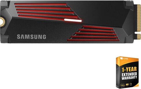 Samsung MZ-V9P4T0CW 990 PRO Heatsink PCIe 4.0 NVMe M.2 SSD 4TB Bundle with 1 Year CPS Enhanced Protection Pack in Kuwait