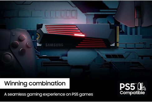 Samsung MZ-V9P4T0CW 990 PRO Heatsink PCIe 4.0 NVMe M.2 SSD 4TB Bundle with 1 Year CPS Enhanced Protection Pack in Kuwait
