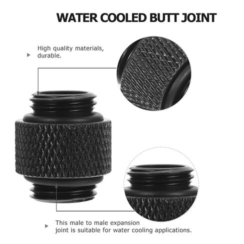 2pcs G1/4 Male to Male Water Cooling Connector with Sealed Ring in Kuwait