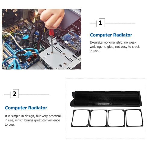 480mm Copper Water Cooling Radiator for Desktop PC Builds in Kuwait