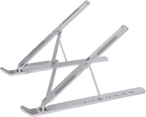 Aluminum Foldable Laptop Stand, 7 Height with Non Slip Silicone in Kuwait