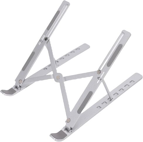 Aluminum Foldable Laptop Stand, 7 Height with Non Slip Silicone in Kuwait