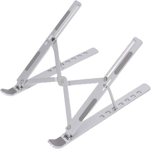 Aluminum Foldable Laptop Stand, 7 Height with Non Slip Silicone in Kuwait