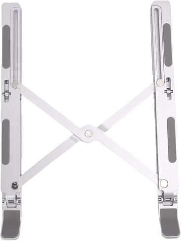 Aluminum Foldable Laptop Stand, 7 Height with Non Slip Silicone in Kuwait