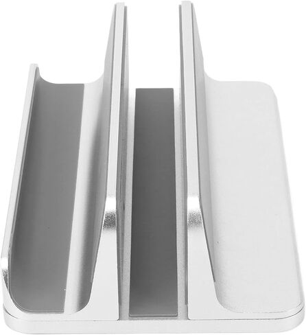 Haofy Vertical Laptop Stand Aluminum Alloy Laptop Holder with Space Saving in Kuwait