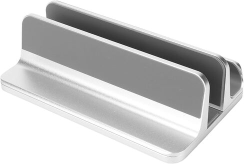 Haofy Vertical Laptop Stand Aluminum Alloy Laptop Holder with Space Saving in Kuwait