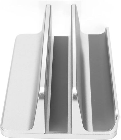 Haofy Vertical Laptop Stand Aluminum Alloy Laptop Holder with Space Saving in Kuwait