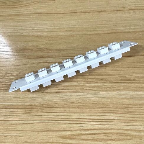 CAT6 8 Port Panel Supports Back CAT6 Unshielded with Coded T568A/B Wiring for Cables Rack/Wall Mount in Kuwait