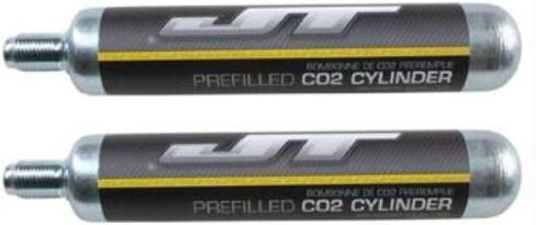 JT 90g CO2 Cartridges 2 Pack – Prefilled Cylinders for Paintball Markers, Airguns, Airbows, Non Refillable in Kuwait