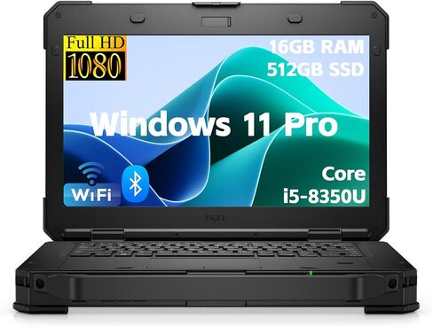 Dell Latitude 5424 Rugged Laptop Core i5-8350U 16GB RAM 512GB SSD(Renewed) in Kuwait
