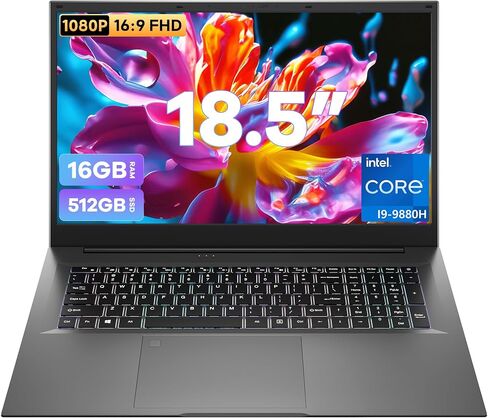 18.5 Inch Laptops, Core i9 CPU (Up to 4.8 GHz), 16GB RAM, 512GB SSD, WiFi-6 in Kuwait