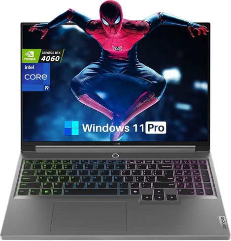 Lenovo Legion Pro 5i(2024) Gaming Laptop - 16" Anti-Glare WQXGA 165Hz Display, Intel 24-Core i9-14900HX, NVIDIA GeForce RTX 4060, 32 GB DDR5, 1 TB SSD, Backlit Keyboard, Wi-Fi 6E, Windows 11 Pro in Kuwait