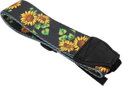 Camera Shoulder Neck Strap Fashionable Vintage Ethnic Sunflower Camera Strap Pattern with and COM Shoulder Neck StrapCamera StrapEthnic StrapSunflower in Kuwait