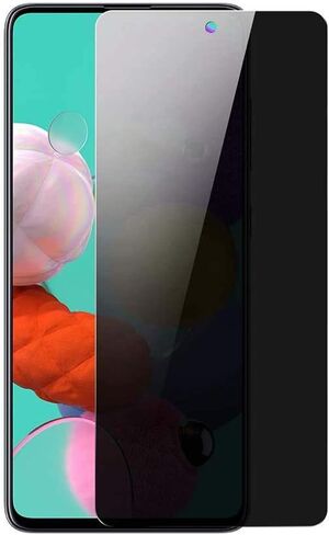 [2 Pack for Samsung Galaxy A71 5G SM-A716U Privacy Tempered Glass Screen Protector Anti-spy 9H Hardness Front Glass Protector in Kuwait