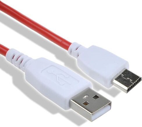 Red Color DC Charger Power Cable Cord Compatible with Fuhu Nabi DreamTab DMTab Jr XD Kids Tablet in Kuwait