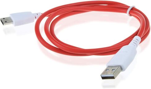 Red Color DC Charger Power Cable Cord Compatible with Fuhu Nabi DreamTab DMTab Jr XD Kids Tablet in Kuwait