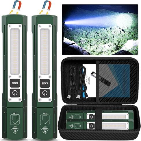 Rechargeable Magnetic Flashlights, Bright Small Powerful Pocket Flashlight in Kuwait