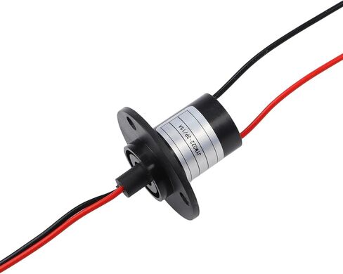 2-Wire 15A Electrical Slip Ring 22mm OD Gold Contact in Kuwait