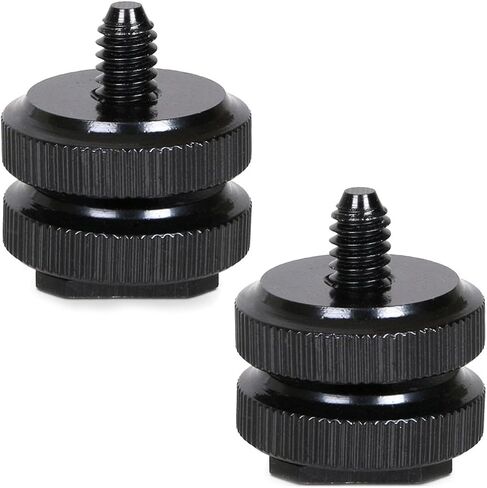 4pcs Hot Shoe Mount Adapter 1/4 Inch-20 with Adjustable Nuts in Kuwait