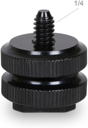 4pcs Hot Shoe Mount Adapter 1/4 Inch-20 with Adjustable Nuts in Kuwait