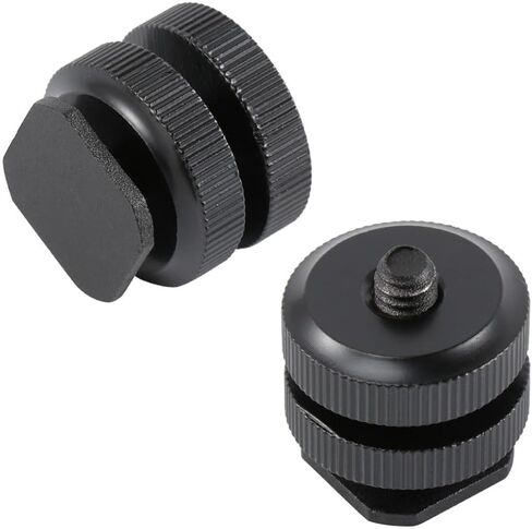 3 Pcs /4 Inch Aluminum Alloy Hot Shoe Adapter Mount DSLR Camera in Kuwait