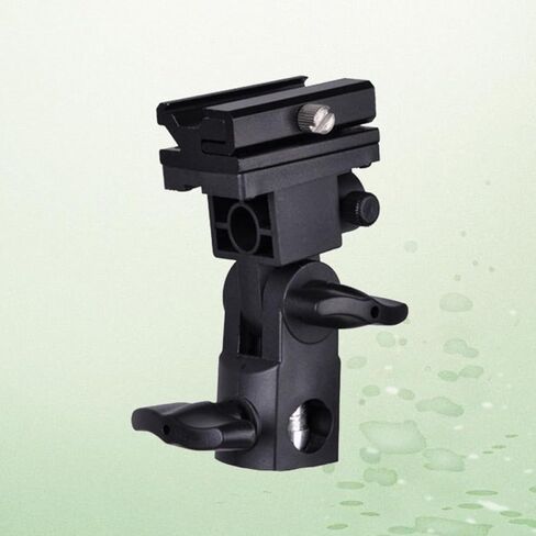 Flash Stand Bracket Black with 180 Degree Pitch Adjustment Plastic in Kuwait