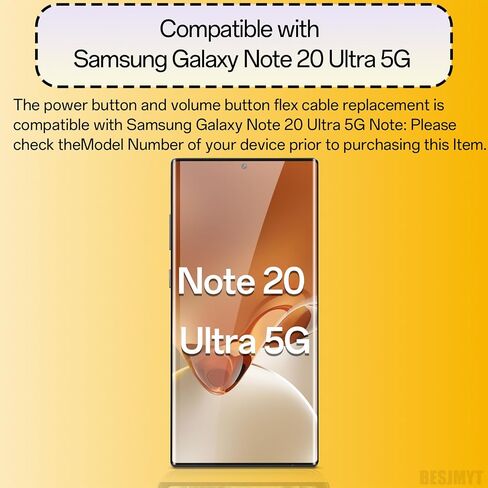 Power Volume Button Replacement for Samsung Galaxy Note 20 Ultra 5G in Kuwait