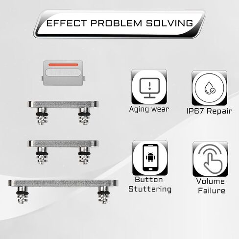 for iPhone 14 Pro 14 Pro Max Power and Volume Button Silver in Kuwait