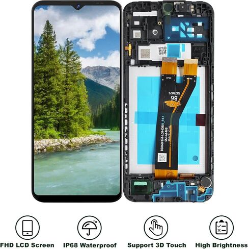 Screen Replacement for Samsung Galaxy A14 5G with Frame Ear Speake LCD in Kuwait