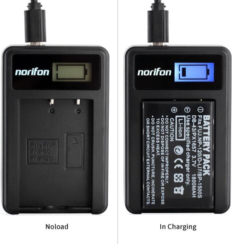 Norifon NP-120 LCD USB Charger for Fujifilm FinePix 603, FinePix F10 in Kuwait