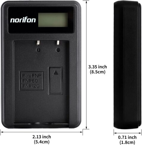 Norifon NP-120 LCD USB Charger for Fujifilm FinePix 603, FinePix F10 in Kuwait