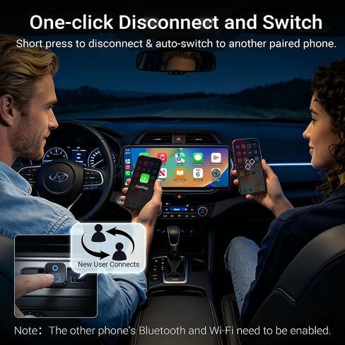 MINIX 2-in1 Wireless CarPlay Adapter for Apple & Android Auto in Kuwait