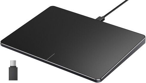 ProtoArc T1 Wired Large USB Trackpad for Windows 11/10, Black in Kuwait
