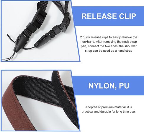 Sewroro Vintage Camera Strap with Adjustable Length for DSLR Cameras in Kuwait