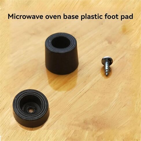 4pcs Universal Microwave Oven Base Replacement Plastic Foot Mats with Screw Fixation Style for midea Microwave Oven Accessories in Kuwait
