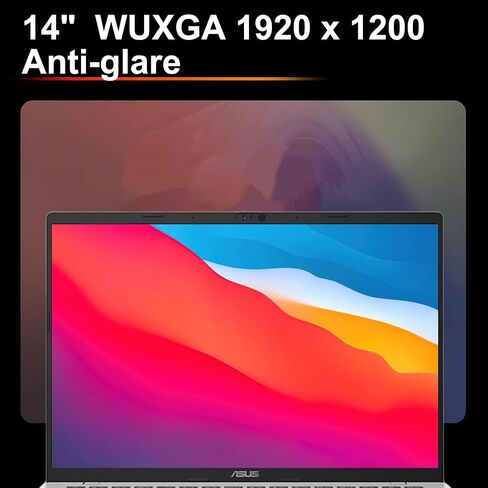 iCarp Customized Laptop Made with ASUS VivoBook 14 Laptop 14" WUXGA Anti-glare Snapdragon X 8-core (45 AI TOPS) 16GB RAM 512GB/1TB/2TB SSD Backlit USB4 For Creator Designer Business Professional Win11 in Kuwait