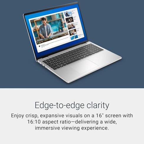 Dell 16 Touchscreen Laptop Computer, Core 7 150U(Up to 5.4 GHz), 16:10 FHD+ Touch, 64 GB DDR5 5200 MT/s, 1 TB SSD, Backlit KB, Fingerprint Reader, Copilot AI, WiFi 6E, FHD Webcam, Windows 11 Pro in Kuwait