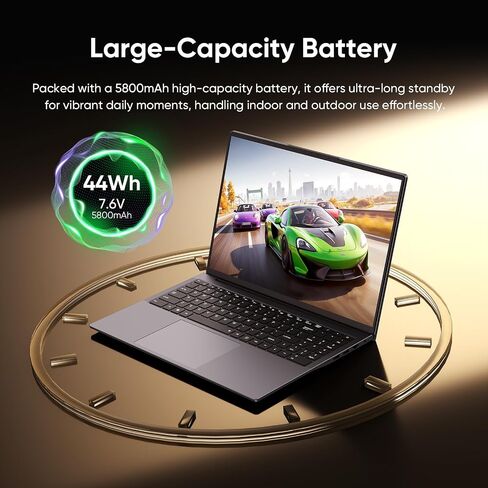 EYY Core i5 Laptop Computer Up to 3.6GHz, 16" 16GB RAM 512GB SSD laptops, FHD 1920 * 1200, 100% sRGB, Office Suite, Notebook with USB A, HDMI, WiFi 5 BT5.0, Backlit Keyboard in Kuwait