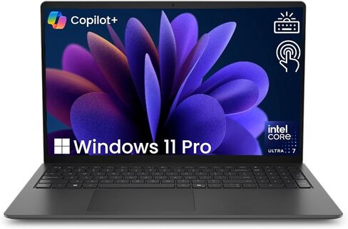 Dell 15.6" Touchscreen Business Laptop 12-Core Ultra 7 Backlit KB 32GB DDR5 in Kuwait