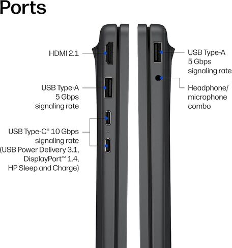 HP OmniBook 3 17.3" FHD AI Copilot Business Laptop, Windows 11 Pro, Free Lifetime Microsoft Office, AMD Ryzen 3 30, 8GB DDR5 RAM 512GB SSD, AMD Radeon 610 Graphics, Backlit KB, Bluetooth 5.4, Wi-Fi 6 in Kuwait