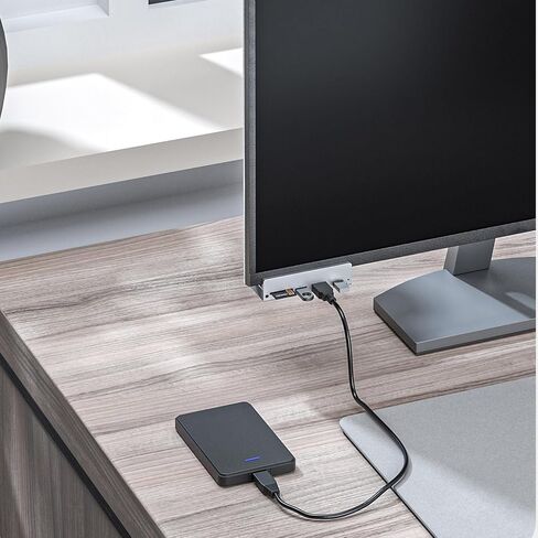 6-Port USB 3.0 Aluminum Hub Splitter Clamp Adapter for Laptop PC in Kuwait