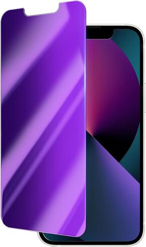 Anti Blue Light Privacy Matte Screen Protector for iPhone 13, Blue Light Blocking Eye Protection 9H Tempered Glass, Anti Glare Anti-Spy Smooth Shatterproof, 6.1 Inch Visit the Store in Kuwait