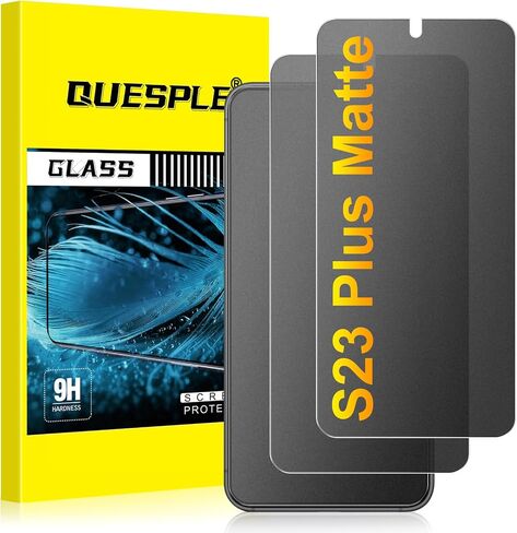 2 Pack for Samsung Galaxy S23 Anti-Glare Matte Privacy Screen Protector, 9H Tempered Glass Film, Smooth and Responsive Touch, [Support Fingerprint Unlock] in Kuwait